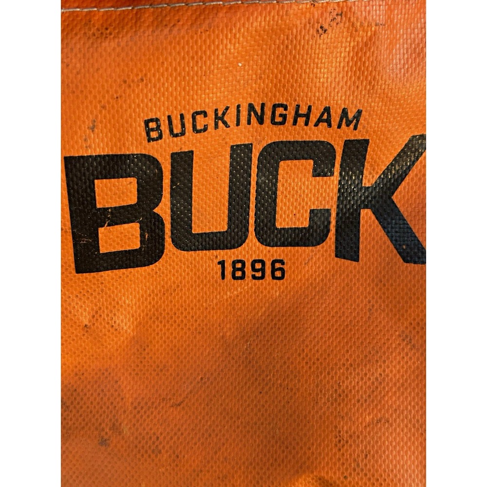 Buckingham Buck Large Tool Bag w/ Handle, Orange/Black 29 x 10 in
